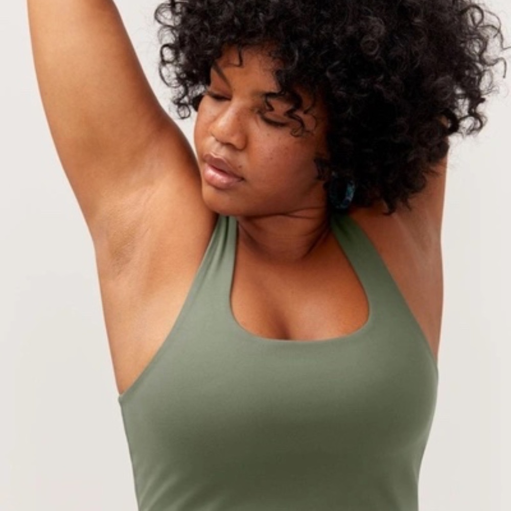 Girlfriend Collective Paloma Bra, Thyme, S, NWOT
